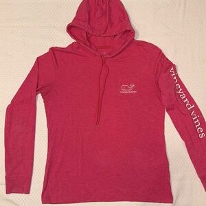 XS Vineyard Vines hooded long-sleeve tshirt, soft!